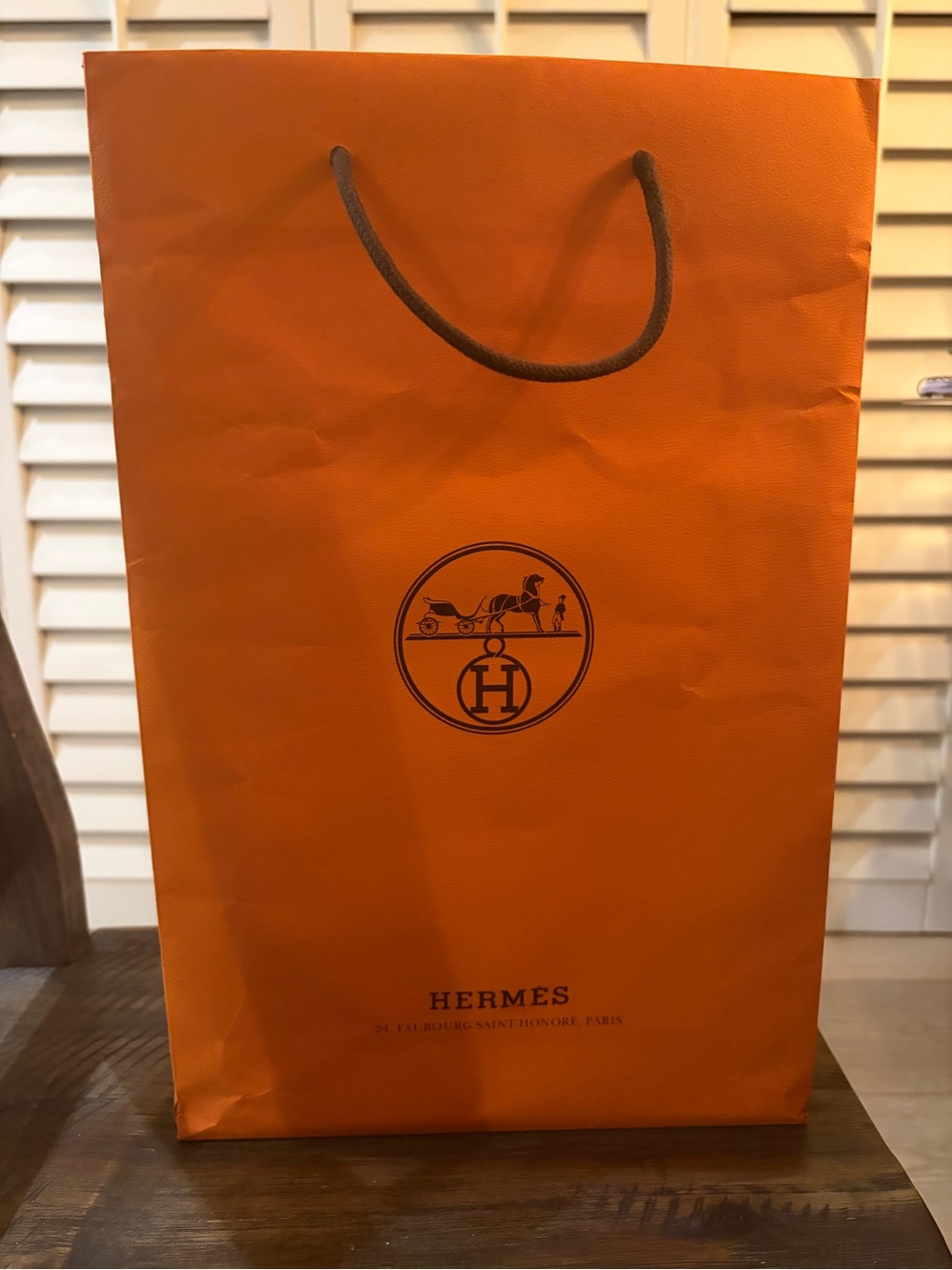 Hermes shopping bag